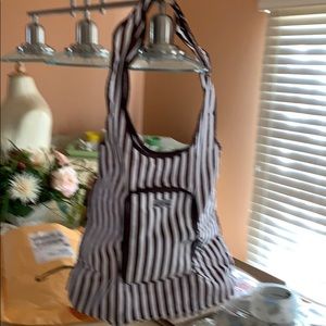 HB nylon bag zips into pouch